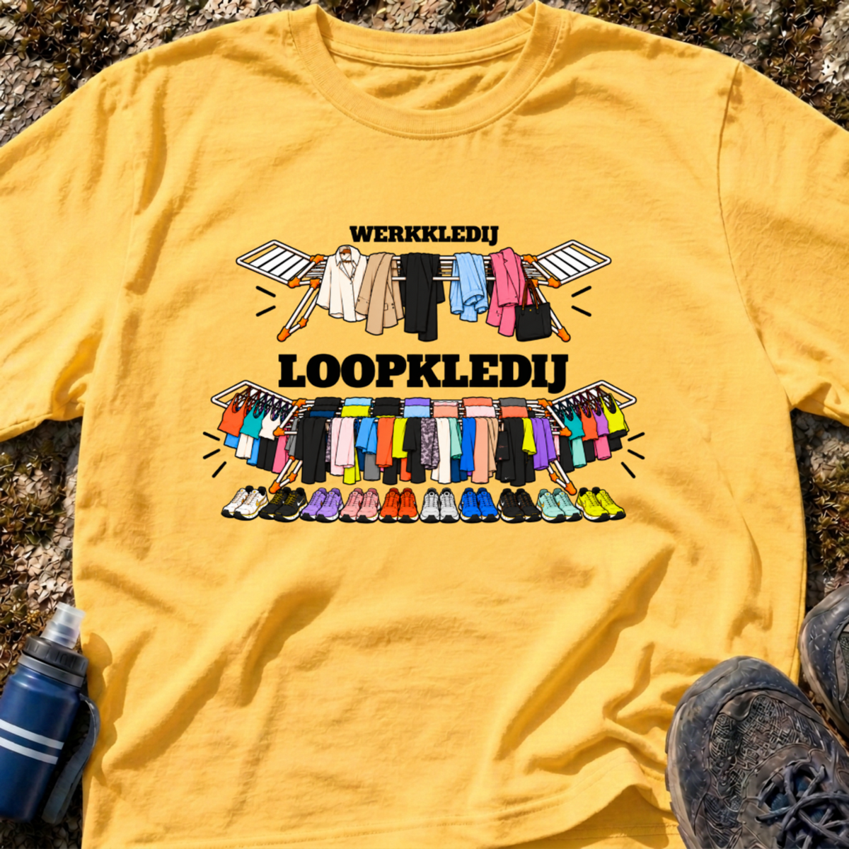 Loopkledij Droogrek T-Shirt