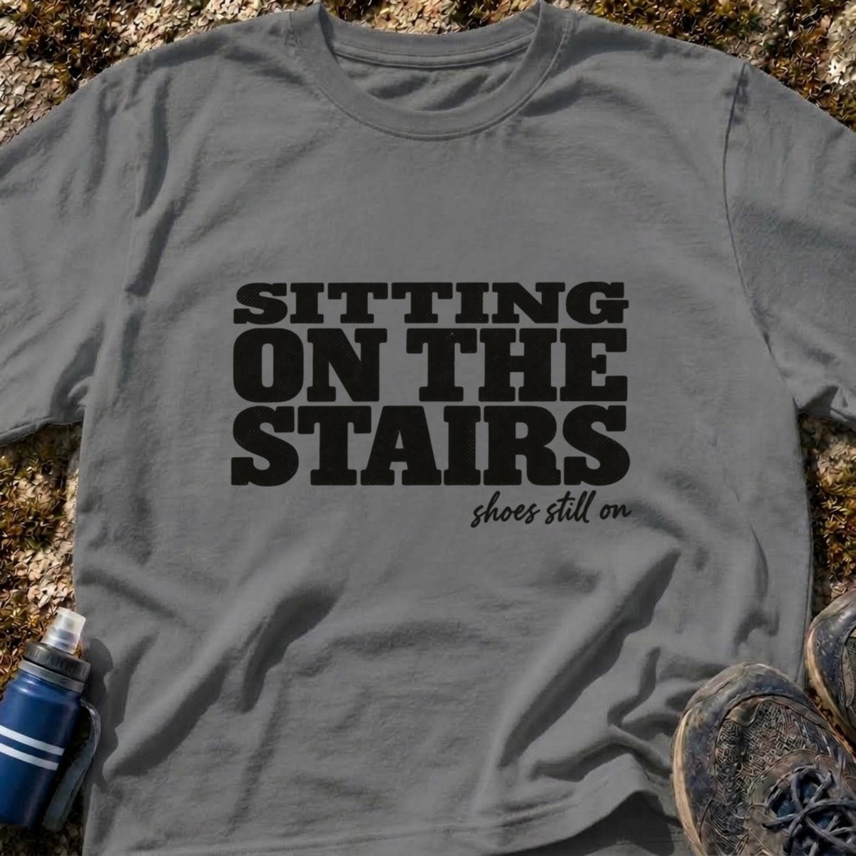 Sitting Stairs T-Shirt