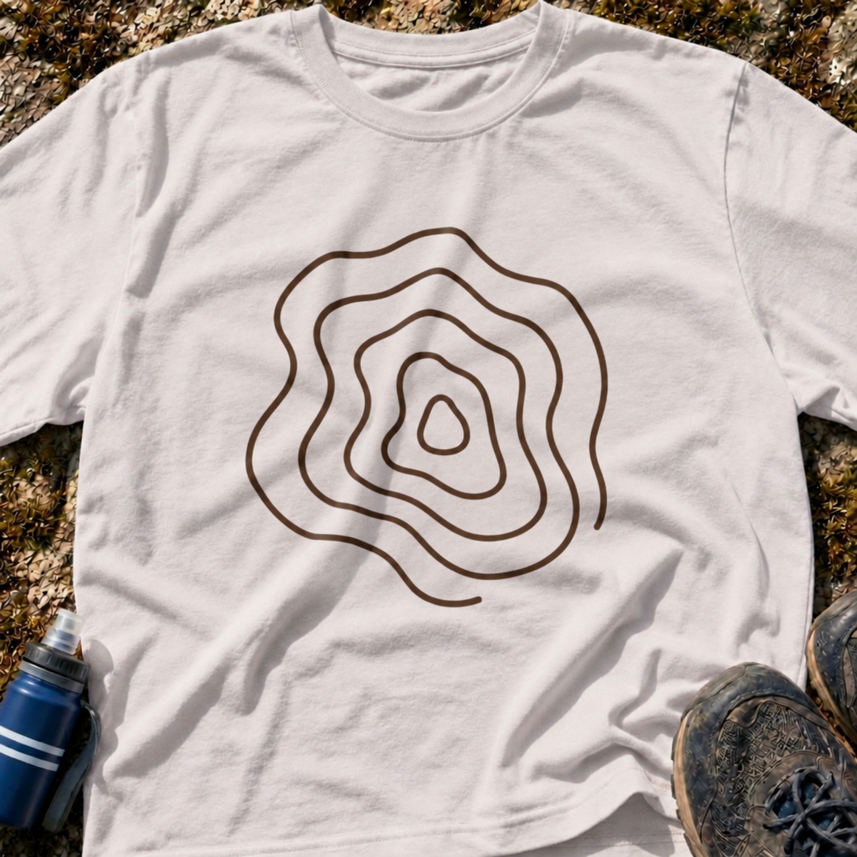 Hoogtelijnen T-Shirt
