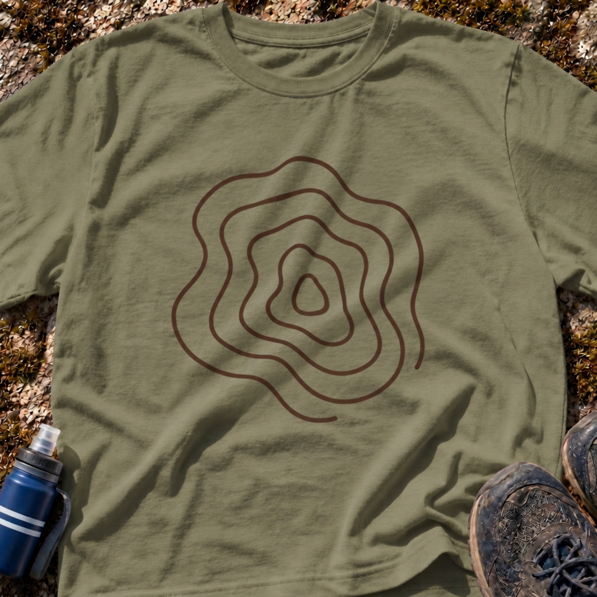 Hoogtelijnen T-Shirt