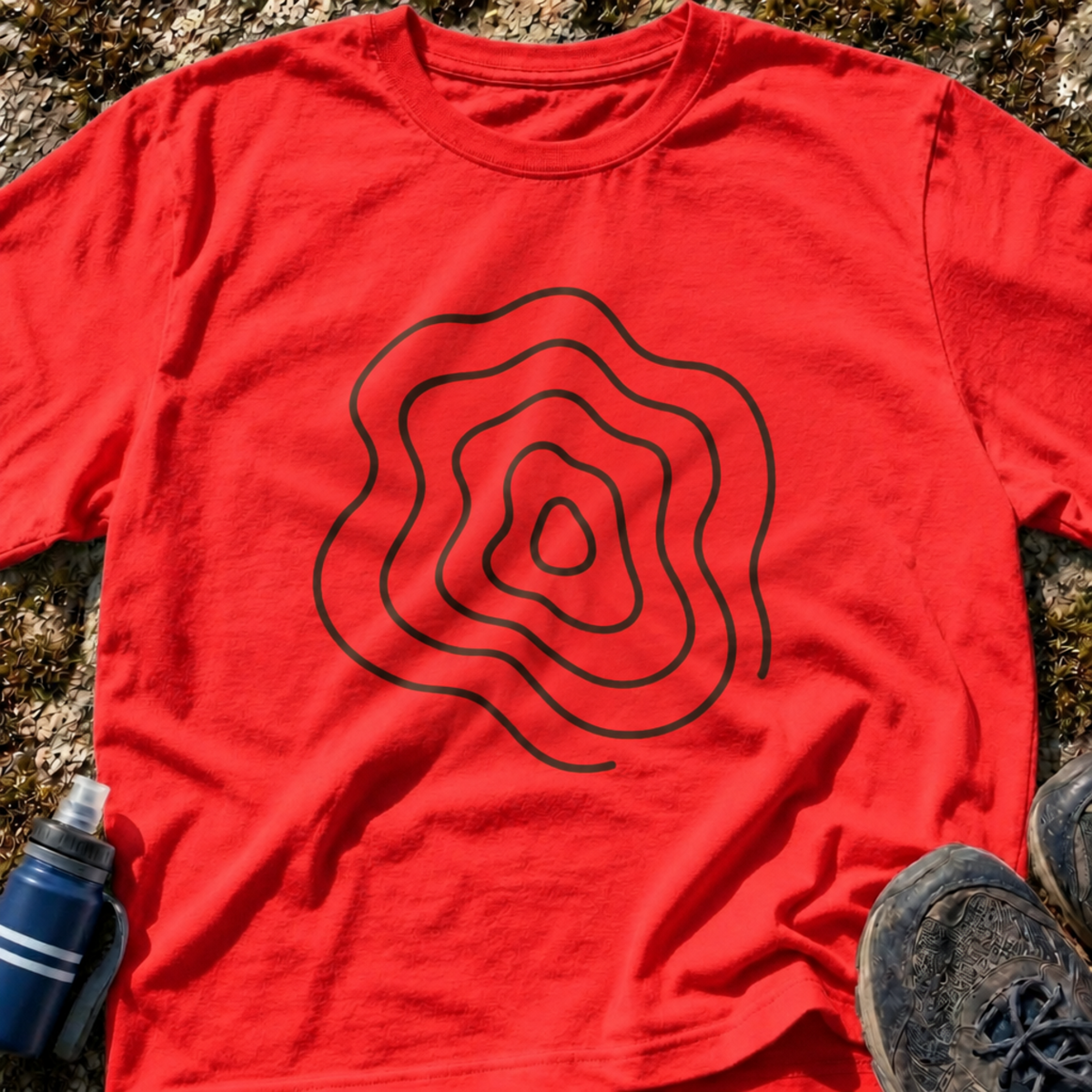 Hoogtelijnen T-Shirt