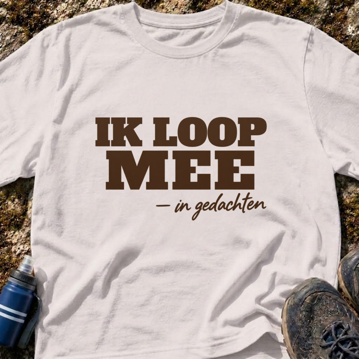 Ik Loop Mee T-Shirt