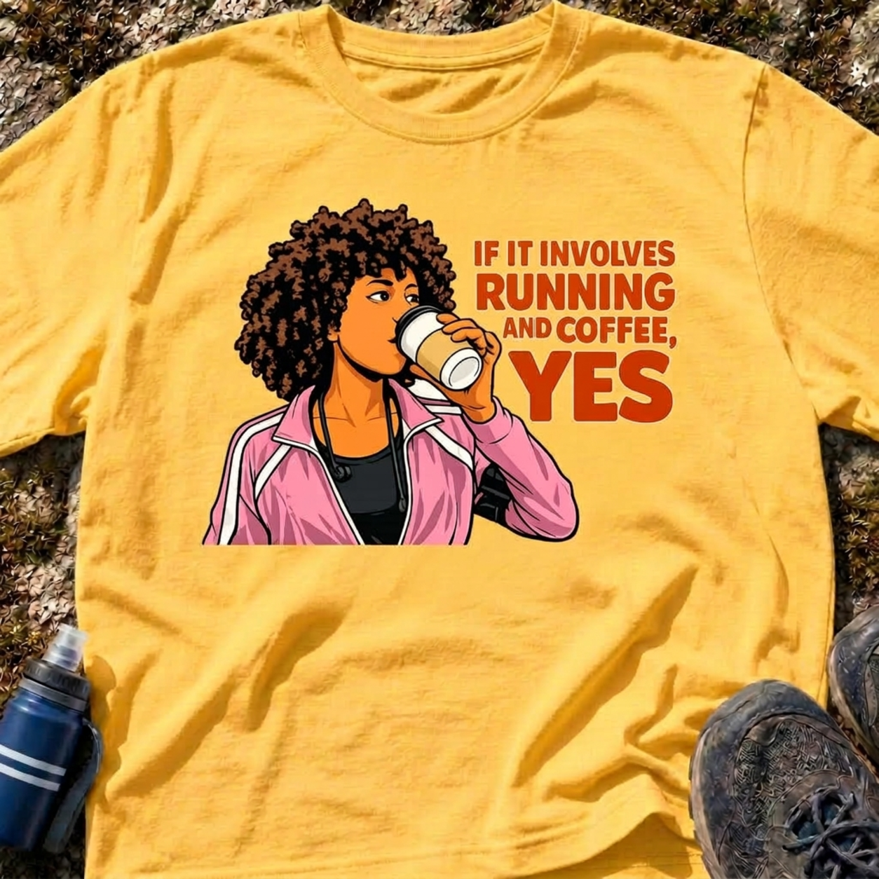 Running And Coffee T-shirt