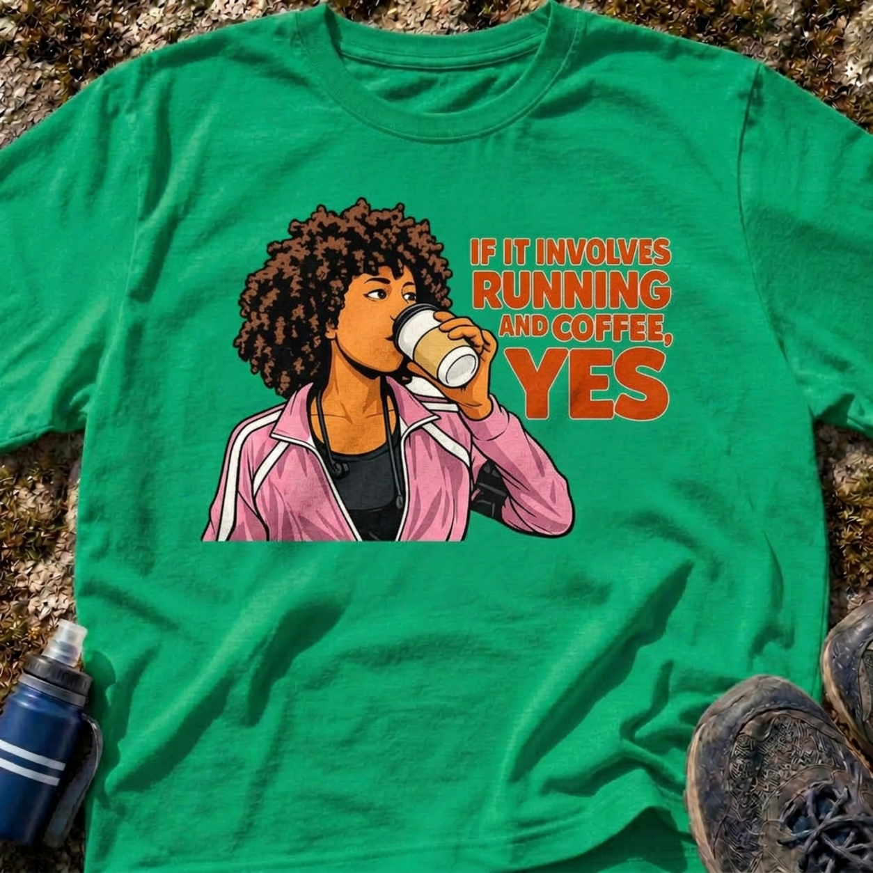 Running And Coffee T-shirt