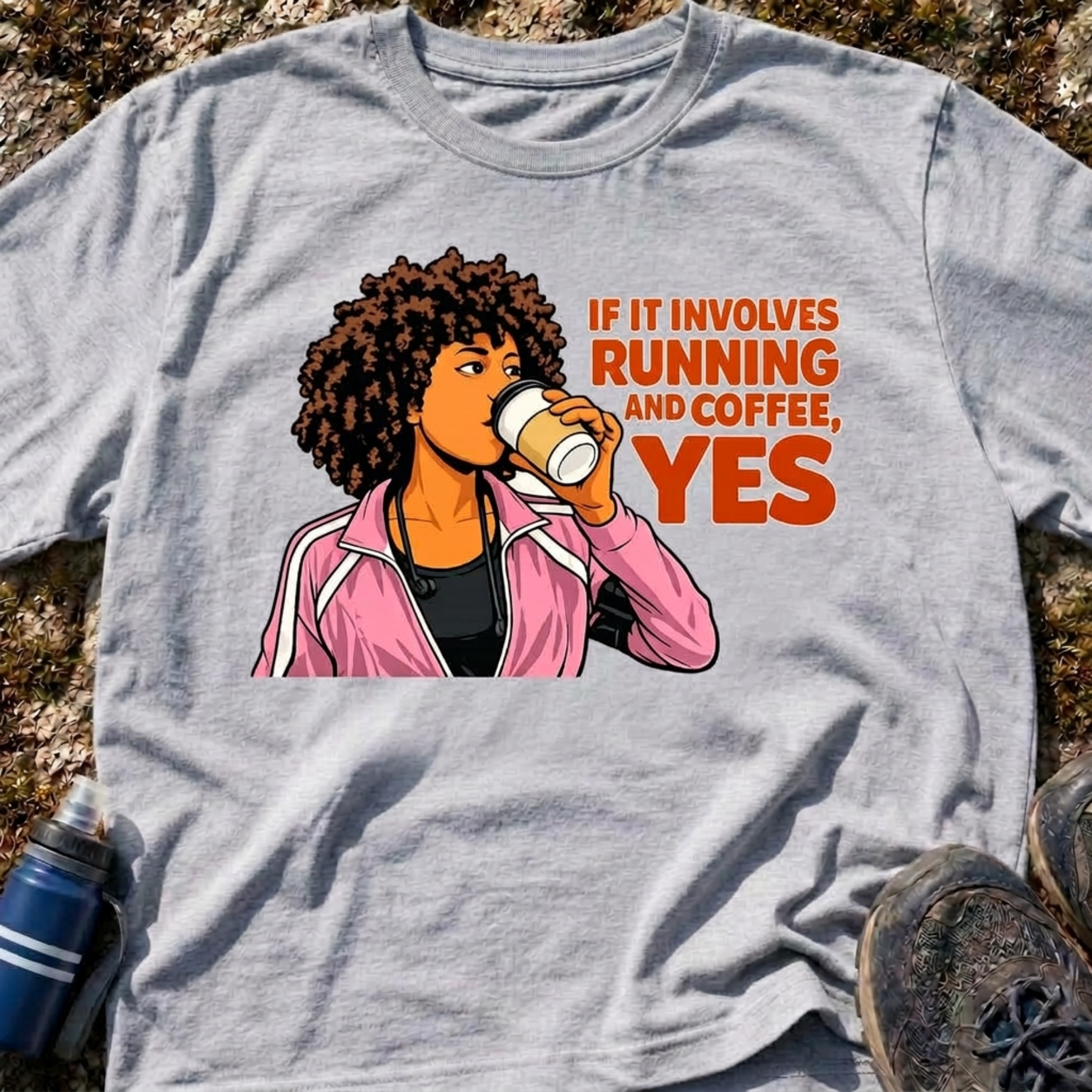 Running And Coffee T-shirt