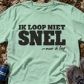 Ik loop niet snel