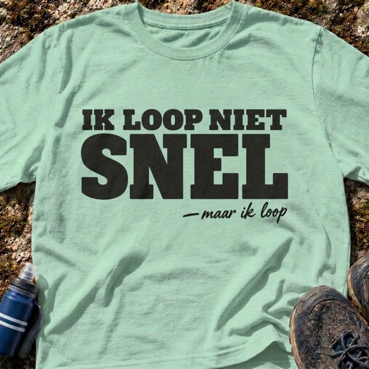 Ik loop niet snel