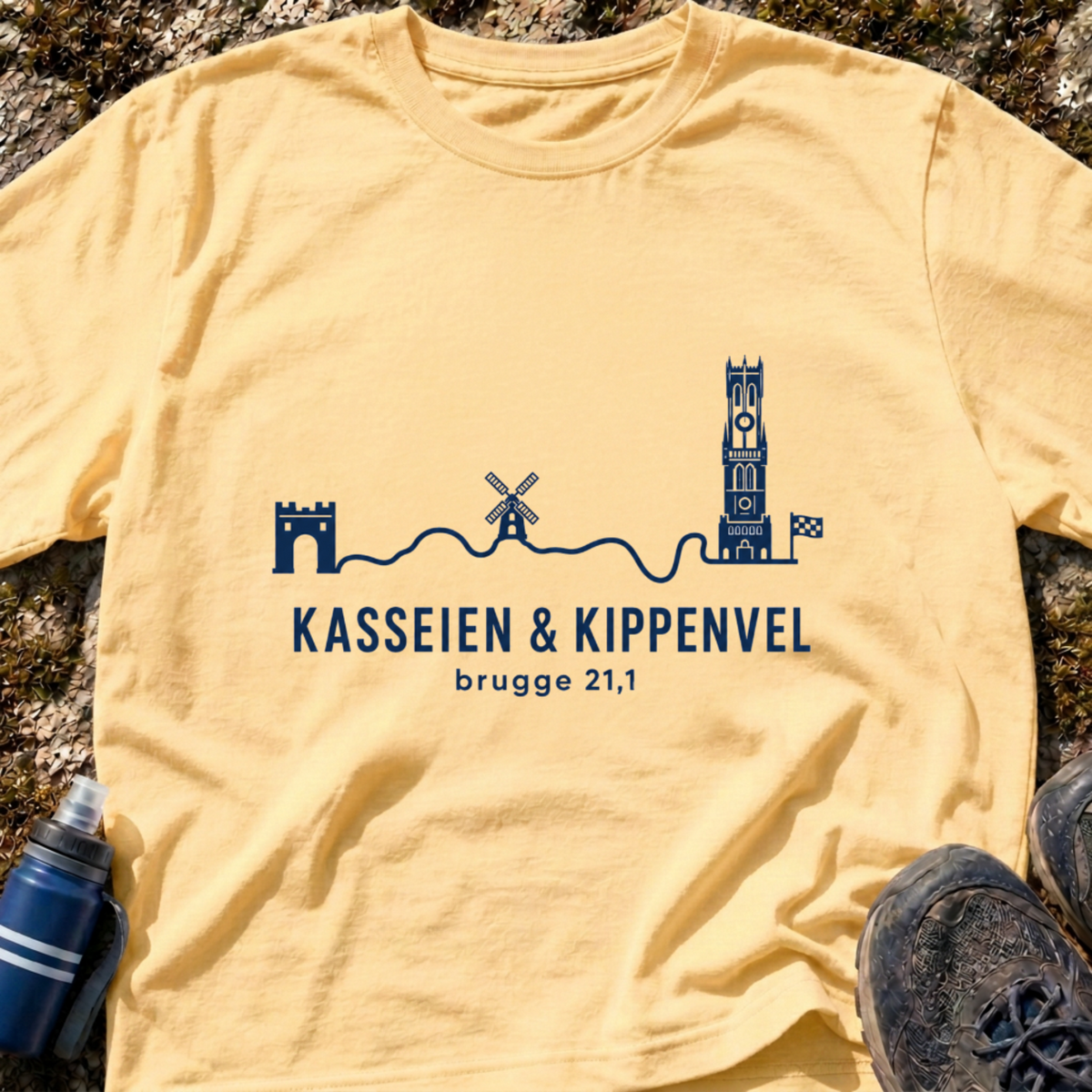Brugge Kasseien En Kippenvel T-Shirt