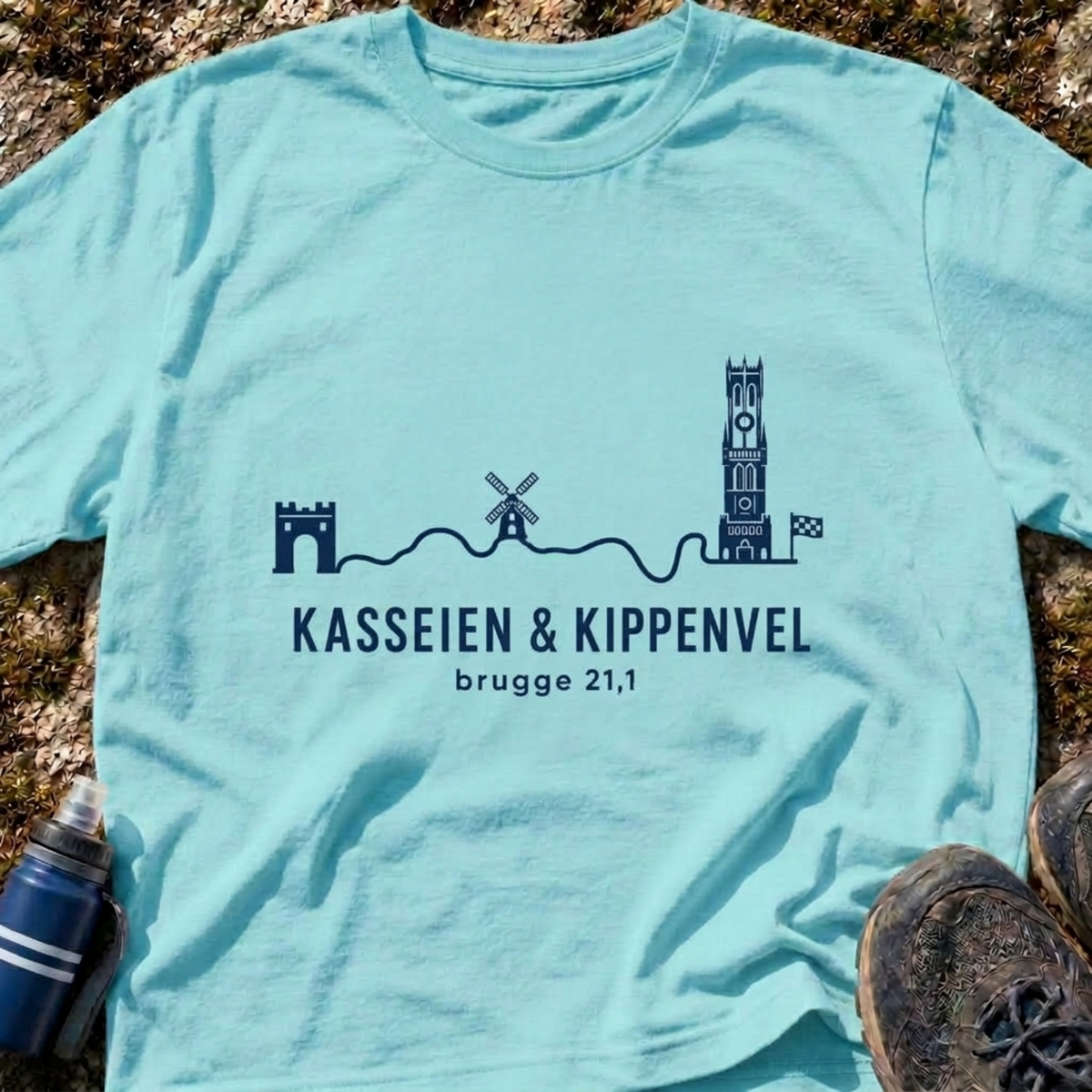 Brugge Kasseien En Kippenvel T-Shirt