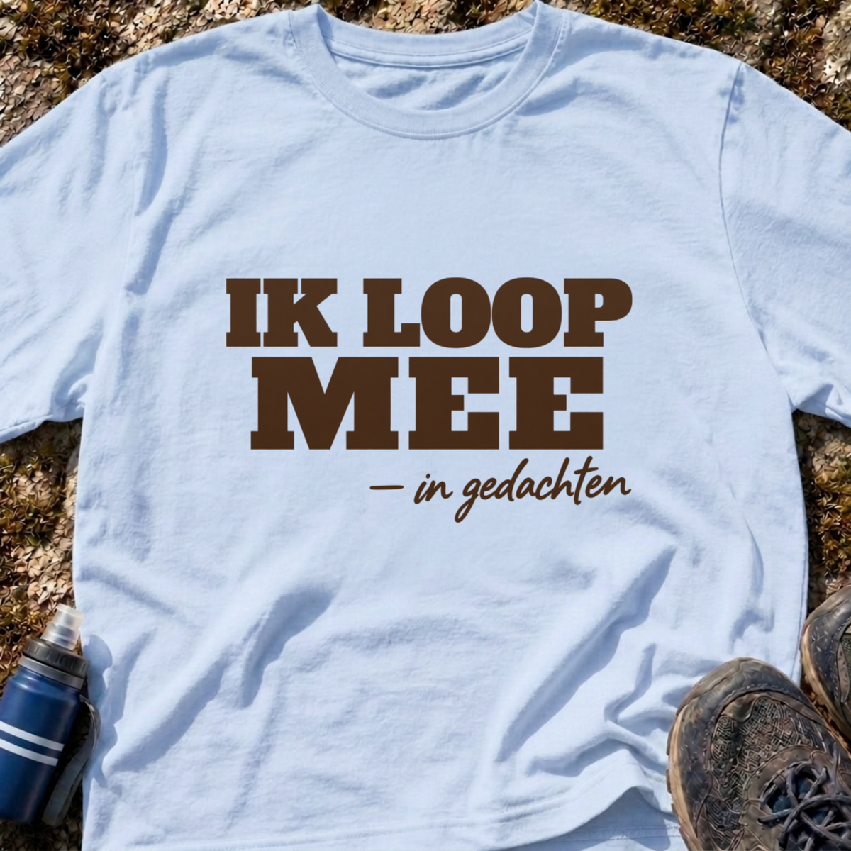 Ik Loop Mee T-Shirt