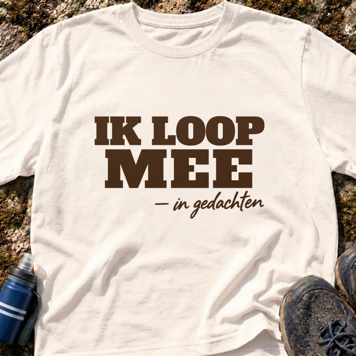 Ik Loop Mee T-Shirt