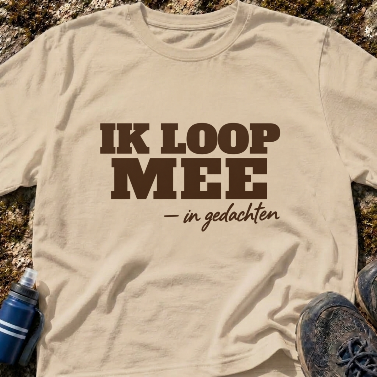 Ik Loop Mee T-Shirt