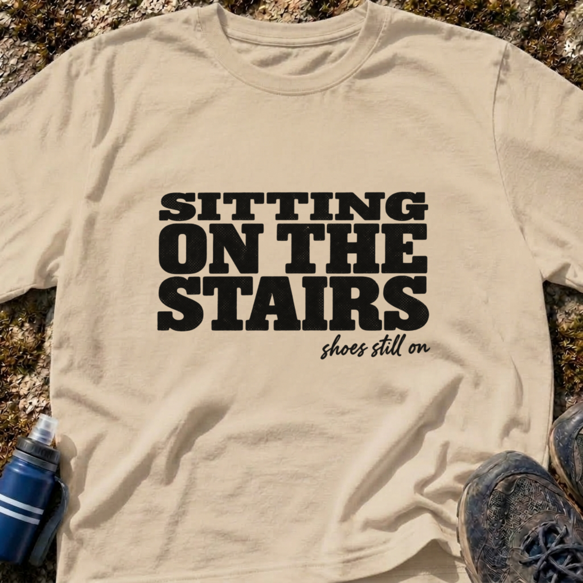 Sitting Stairs T-Shirt
