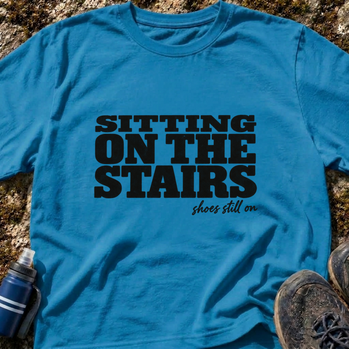 Sitting Stairs T-Shirt