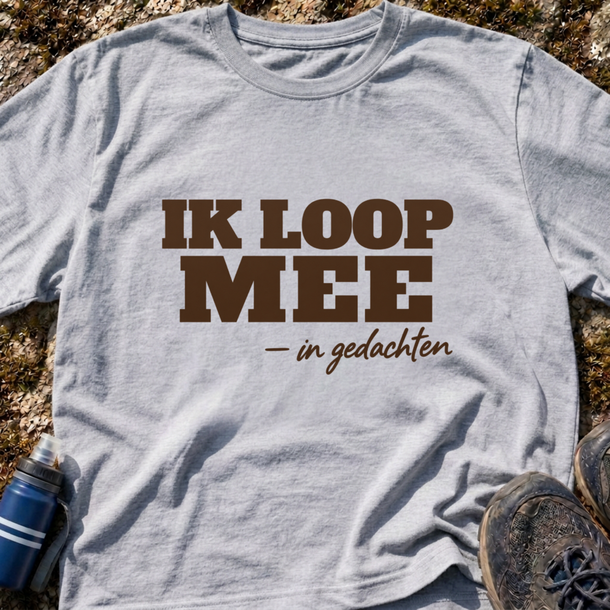 Ik Loop Mee T-Shirt