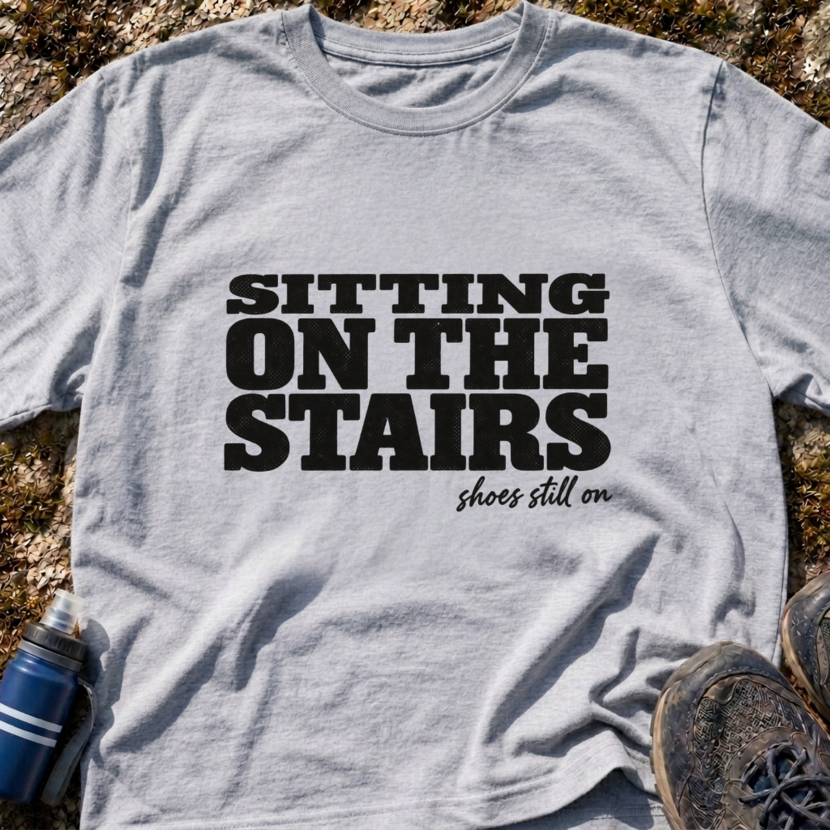 Sitting Stairs T-Shirt