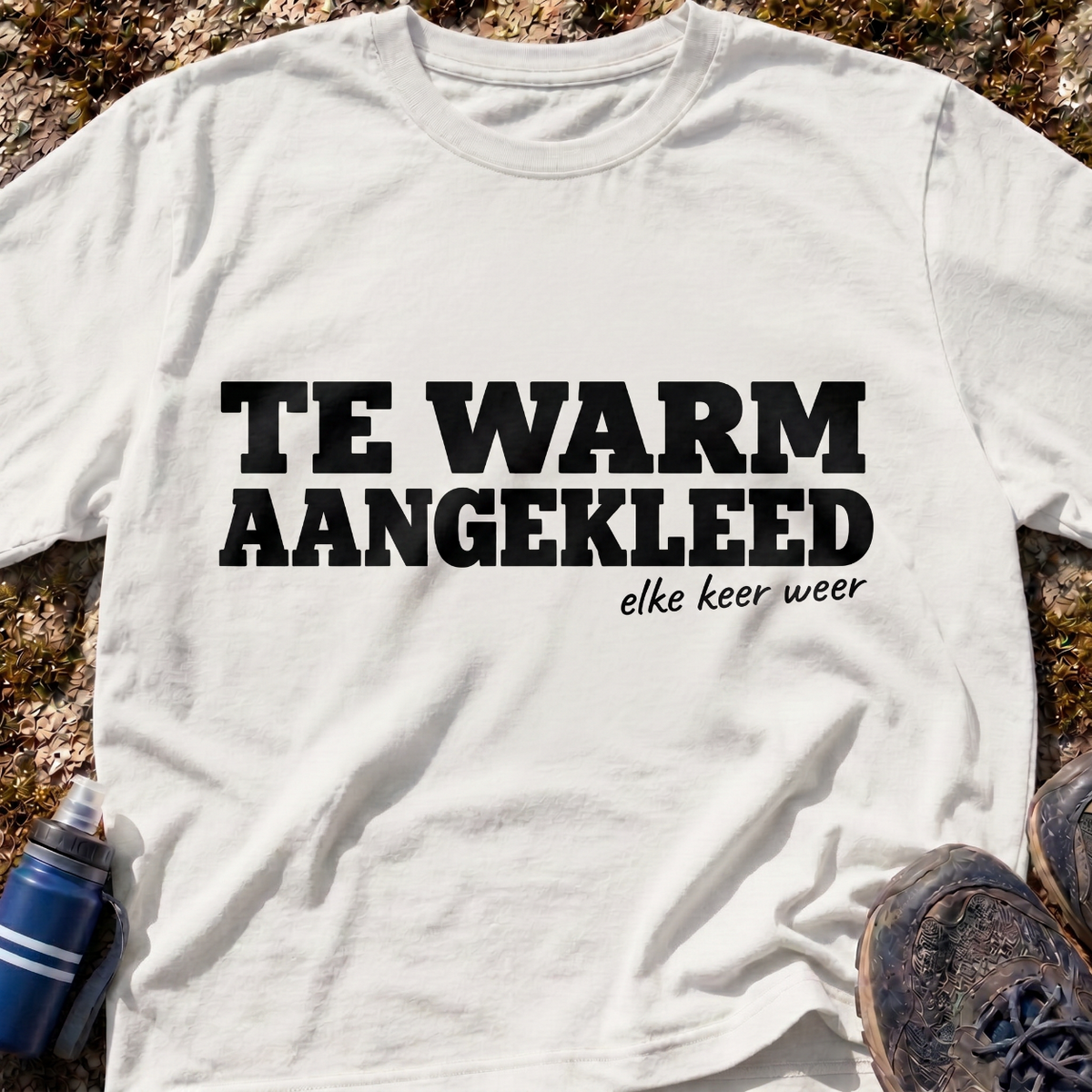 Te warm gekleed