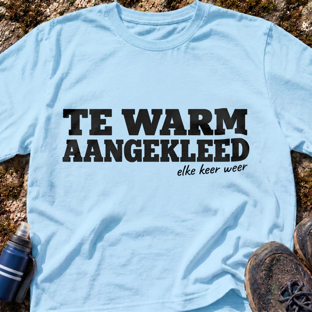 Te warm gekleed
