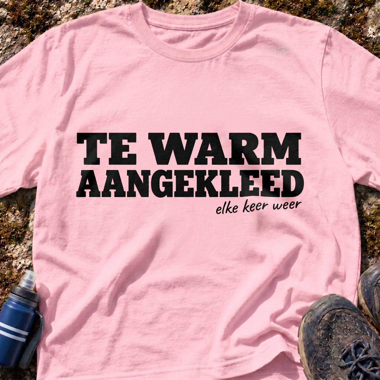 Te warm gekleed
